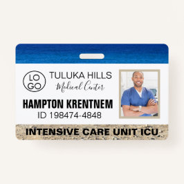 Crachá Surfs de ID de Foto Medica