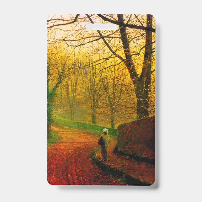 Crachá Tarde de novembro Stapleton Park Grimshaw (Frente)