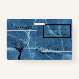 Crachá Tarjeta de presentacion