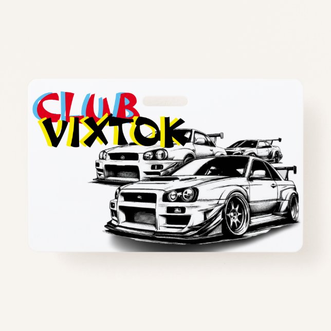 Crachá Tarjetas de presentación (Frente)