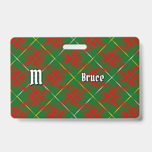 Crachá Tartan de Caça Clan Bruce