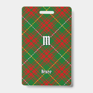 Crachá Tartan de Caça Clan Bruce