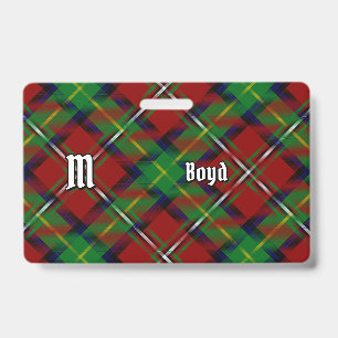 Crachá Tartan do Clã Boyd