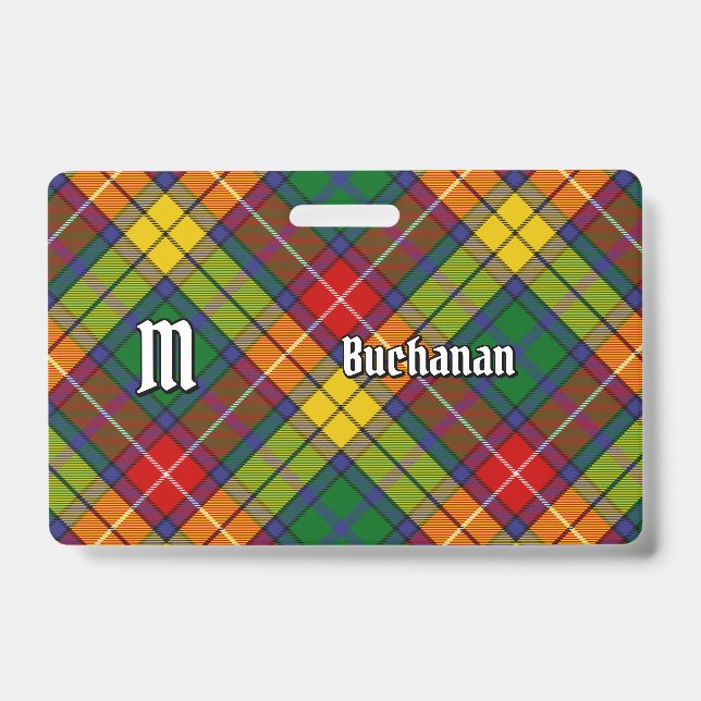 Crachá Tartan do Clã Buchanan (Frente)