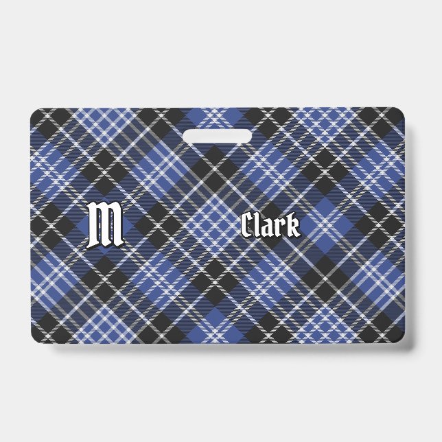 Crachá Tartan do Clã Clark (Frente)