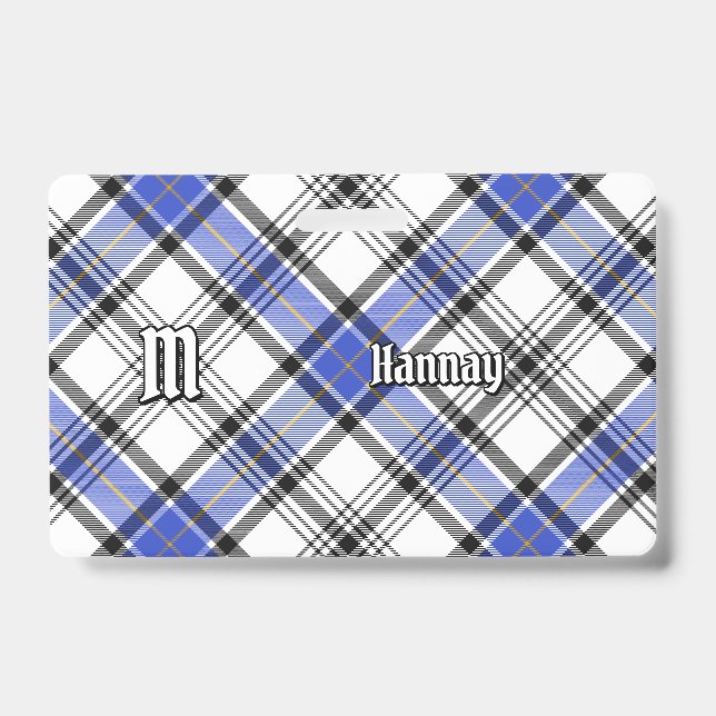 Crachá Tartan do Clã Hannay (Frente)