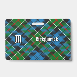 Crachá Tartan do Clã Kirkpatrick