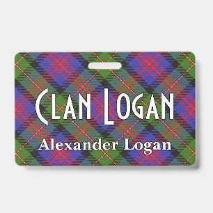 Crachá Tartan do Clã Logan Snappy