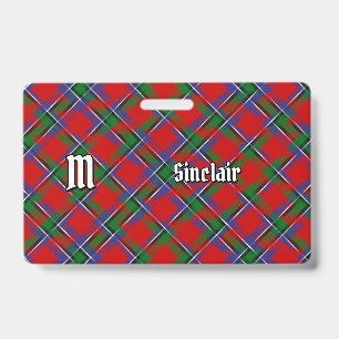 Crachá Tartan do Clã Sinclair