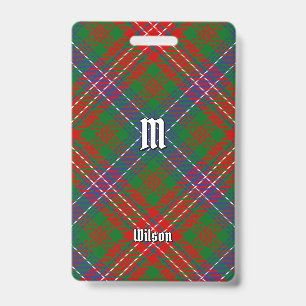 Crachá Tartan Moderno do Clã Wilson