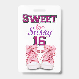 Crachá Team Sweet 16 - Consulte Traseira