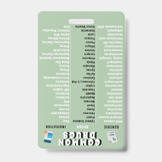 Crachá Técnico de Farmácia - Top 50 Medicamentos e Indica