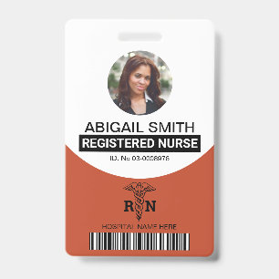 Crachá Terracotta - Foto do(a) enfermeiro caduceus 