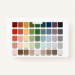 Crachá Teste de cor