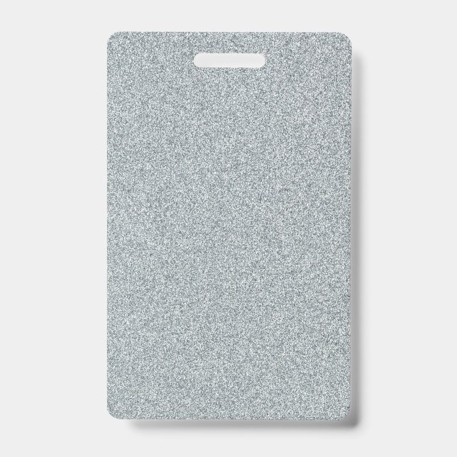 Crachá Texto personalizado do Modelo DIY Glitter do Vazio (Frente)