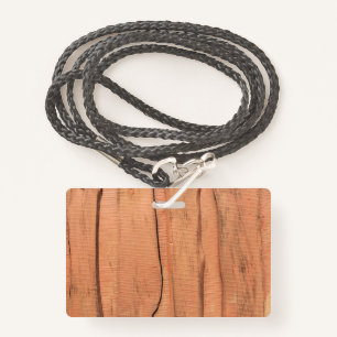 Crachá Textura de madeira