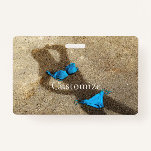 Crachá Thunder_Cove da Areia de Bikini Azul