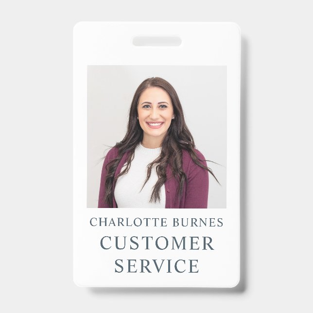 Crachá Título do Nome da Foto (Frente)