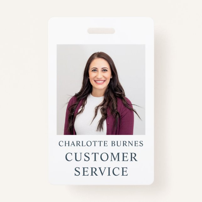 Crachá Título do Nome da Foto (Frente)