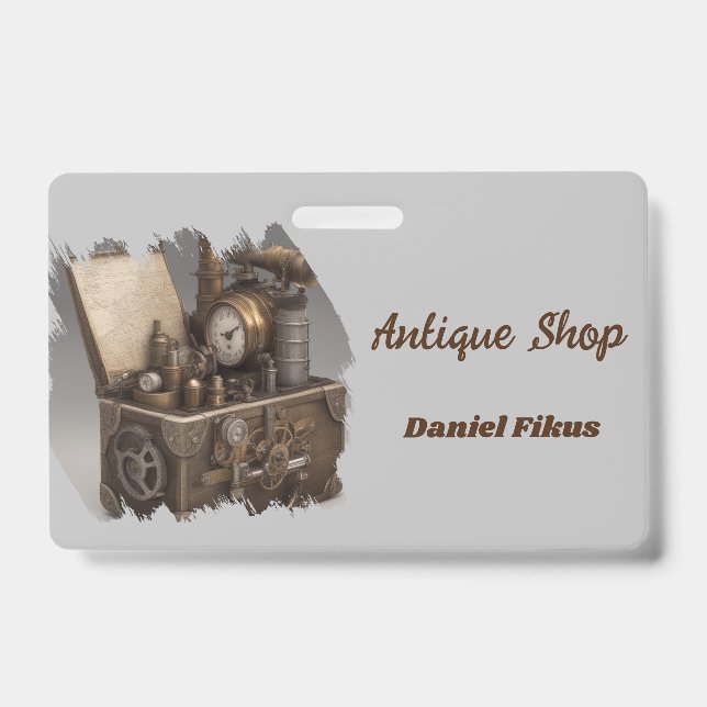 Crachá Tórax com engrenagens (Frente)