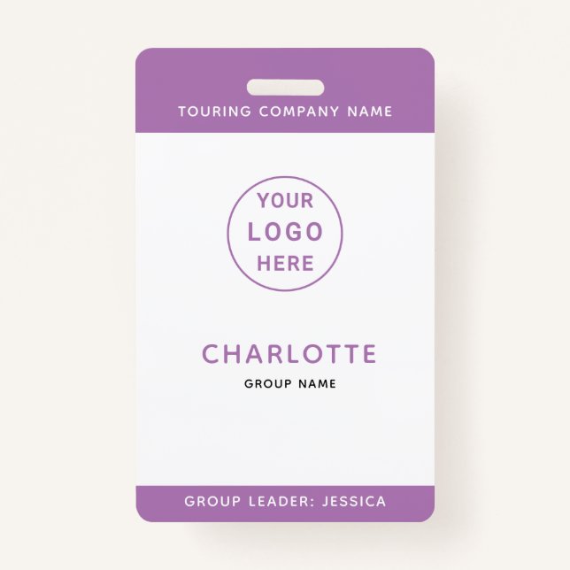 Crachá Tour de Música Escolar para Crianças do Modelo de  (Frente)