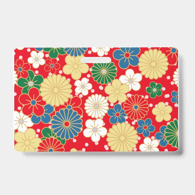 Crachá Traditional Japanese Patterns (Frente)