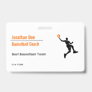 Crachá Treinador de Basquetebol