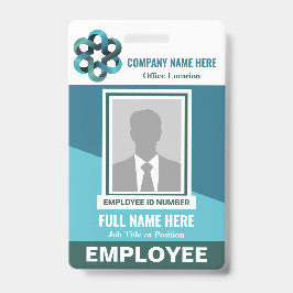 Crachá Tricolor Any Color Modelo ID (Tricolor de qualquer