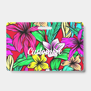 Crachá Tropical Flower Mix Thunder_Cove