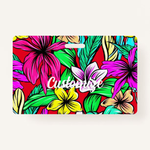 Crachá Tropical Flower Mix Thunder_Cove