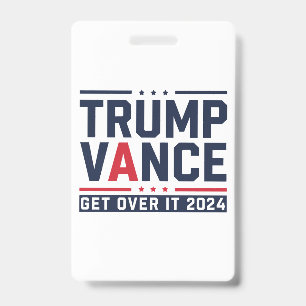 Crachá Trump Ganhou Eleição 2024 Presidente Trump Vance