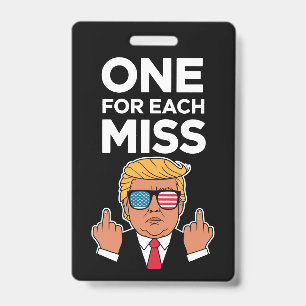 Crachá Trump Um Para Cada Erro