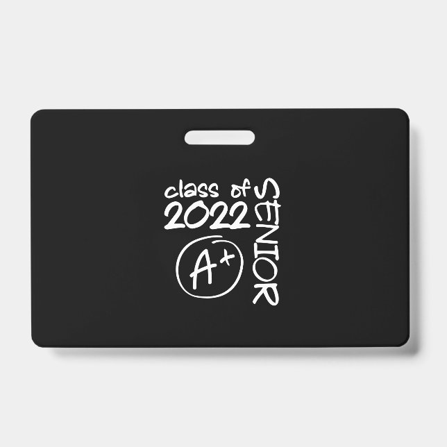 Crachá Turma De 2022 Graduação Senior A+ (Frente)