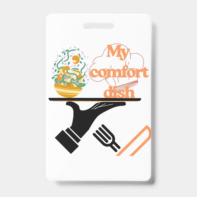 Crachá Um Delírio para Amantes da Comida (Frente)
