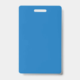 Crachá um fundo azul com um relógio preto e branco