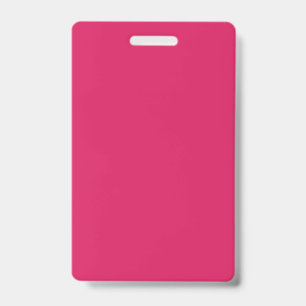 Crachá um fundo rosa com borda branca