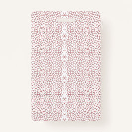 Crachá Um tapete vibrante com um intricado modo geométric