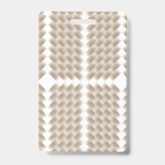 Crachá Um triângulo equilátero branco centrado em um plan (Frente)