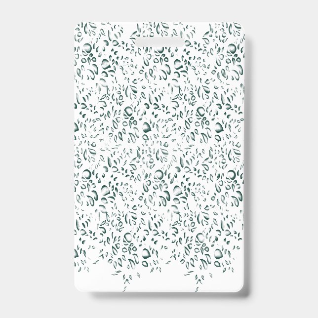 Crachá Uma gota de prata se transforma numa piscina de lí (Frente)