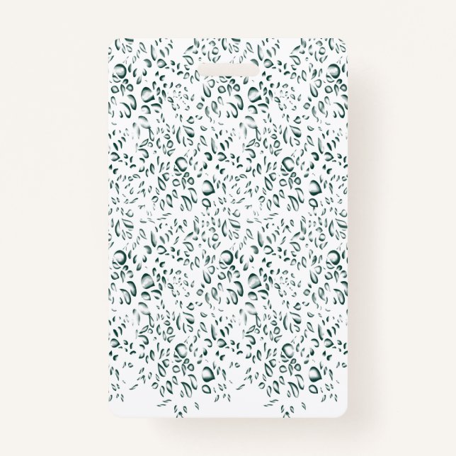 Crachá Uma gota de prata se transforma numa piscina de lí (Verso)