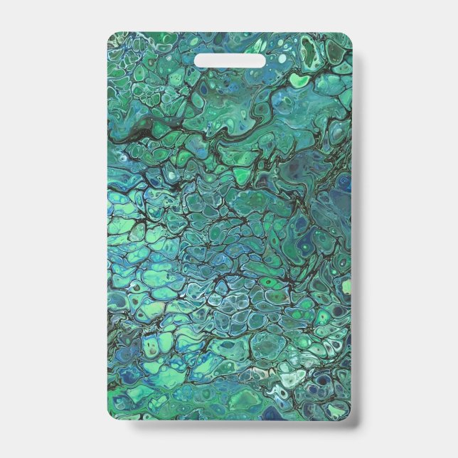 Crachá Ursos Pretos Azul e Verde (Frente)