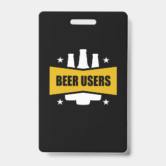 Crachá Usuários de Cervejas Ortoadas