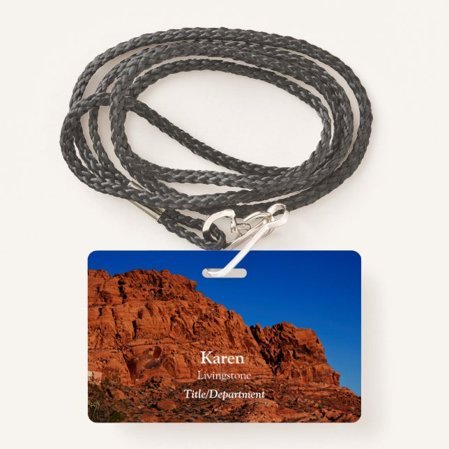 Crachá Vale do Fogo (Frente com cordão)