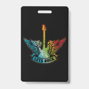 Crachá Vamos Rock Legend Rock and Roll Music Guitar