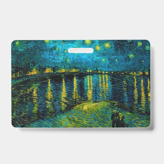 Crachá Van Gogh Starry Night Over the Rhône (Frente)