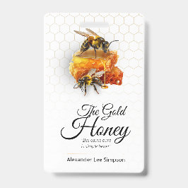 Crachá Vendedor de mel - apicultor