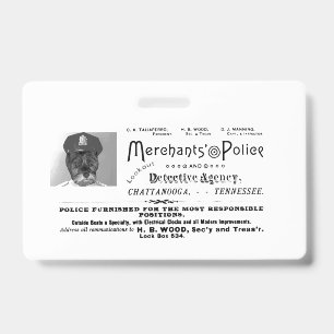 Crachá Vendedores de Antiguidades Polícia