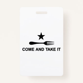 Crachá Venha e pegue