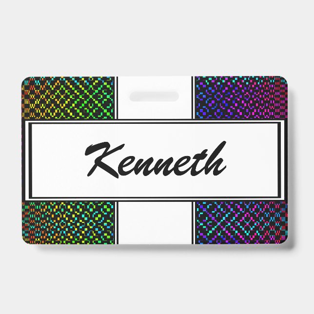 Crachá Verificadores de Moire por Kenneth Yoncich (Frente)
