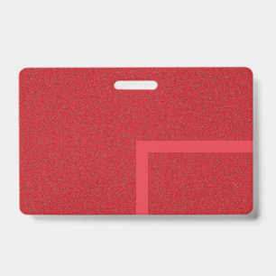 Crachá Vermelho Stripe do Canto Direito - Personal